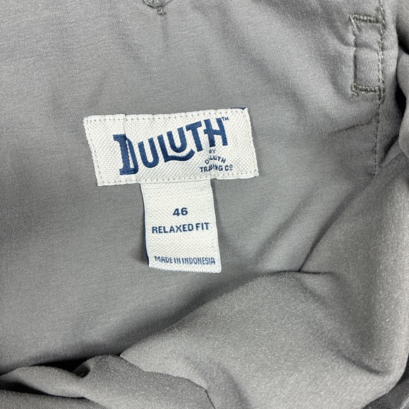 Duluth Trading Co Flex Dry On The Fly Men's Cargo Shorts 46 Gray Relaxed Fit - Picture 5 of 16